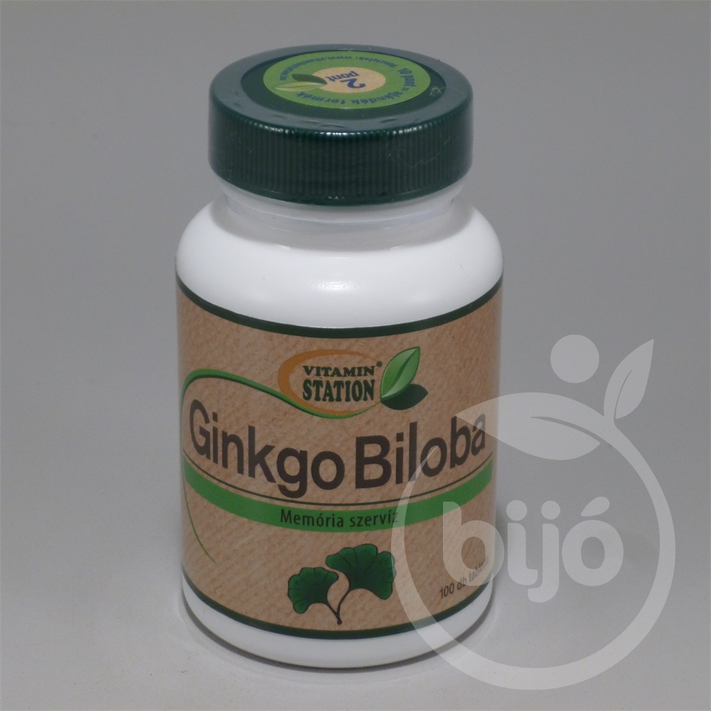 Vitamin Station ginkgo biloba tabletta 100 db áruház bijo.hu