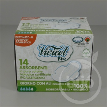 Vivicot bio nappali szárnyas betét 14 db