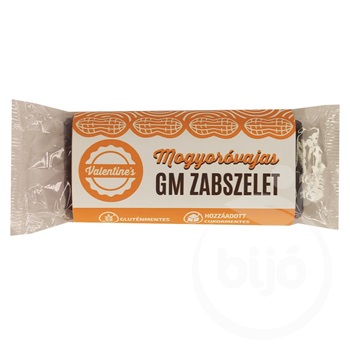Valentines mogyoróvajas gluténmentes zabszelet 55 g