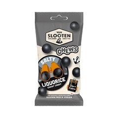 Van Slooten gluténmentes és vegán puhacukor sós medvecukor 60 g