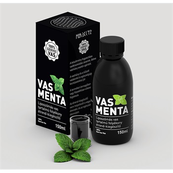 Vasmenta liposzómás vas tartalmú folyékony étrend-kiegészítő 150 ml