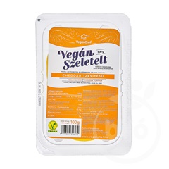 Veganchef vegán szeletelt cheddar ízesítésű 100 g