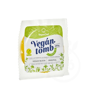 Veganchef vegán tömb natúr 200 g