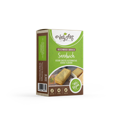 Vegart vegán sandwich tömb gouda ízű növényi készítmény füstölt 220 g  (22454)