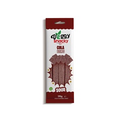 Veggy gumicukor cola sour belts 170 g