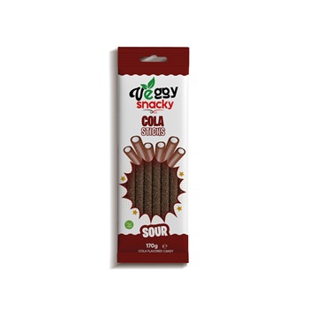 Veggy gumicukor cola sour sticks 170 g