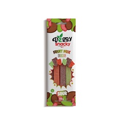 Veggy gumicukor fruit mix sour belts 170 g