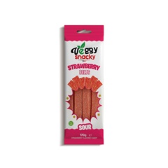 Veggy gumicukor strawberry belts sour 170 g