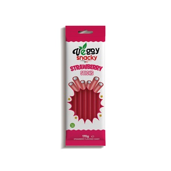 Veggy gumicukor strawberry sticks 170 g