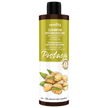 Venita trichológiás hajgyógyászati hajhullás elleni sampon pisztácia kivonattal gyenge hajhullásra hajlamos hajra 300 ml