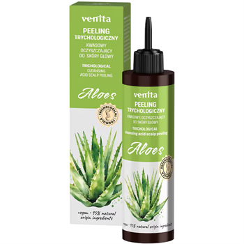 Venita trichológiás hajgyógyászati savas hámlasztó peeling fejbőrre aha-savval és aloe vera kivonattal 100 ml