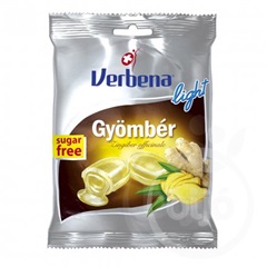 Verbena sugar free gyömbér töltött cukorka 60 g