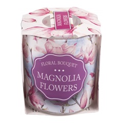 Verona illatmécses üvegpohárban magnólia 1db