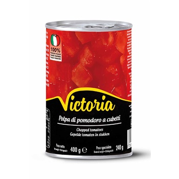 Victoria hámozott, darabolt paradicsom 400 g