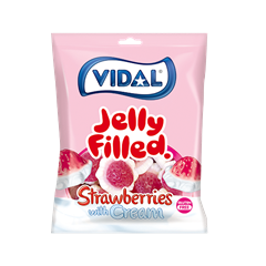 Vidal gumicukor töltött eper 85 g