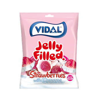 Vidal gumicukor töltött eper 85 g
