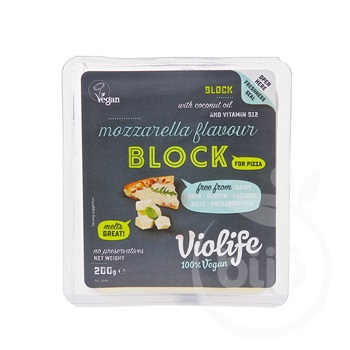 Violife növényi készítmény tömb pizzához olvadós mozzarella 200 g
