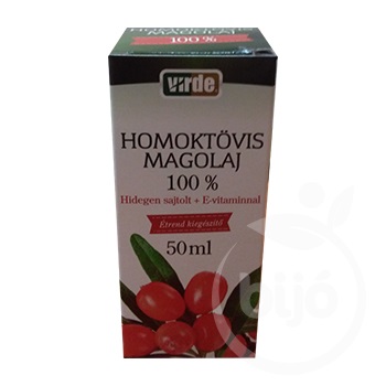 Virde homoktövis magolaj e-vitaminnal 100% 50 ml