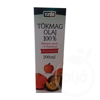 Virde tökmagolaj e-vitaminnal 100% 200 ml