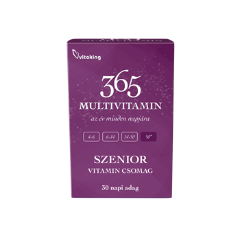 Vitaking 365 szenior multivitamin csomag 30 db