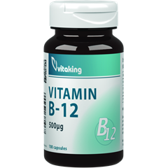 Vitaking b-12 vitamin 500mcg kapszula 100 db