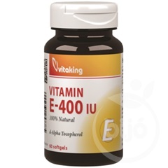 Vitaking e-vitamin 400iu természetes d-alpha lágykapszula 60 db