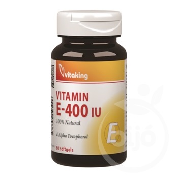 Vitaking e-vitamin 400iu természetes d-alpha lágykapszula 60 db
