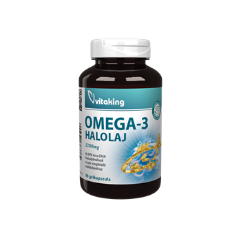 Vitaking omega-3 halolaj 1200mg gélkapszula 90 db