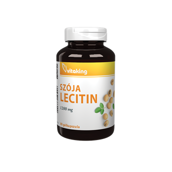 Vitaking szója lecitin 1200mg kapszula 80 db