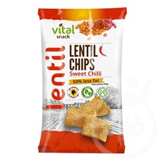 Vital lencse chips édes chili 65 g