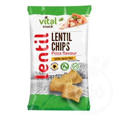 Vital lencse chips pizza 65 g