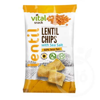 Vital lencse chips tengeri sóval 65 g