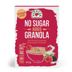 Vitalia granola without added sugar white chocolate red fruit 300 g