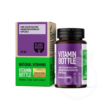 Vitamin Bottle cink-szelén-kalcium-magnézium kapszula 30 db