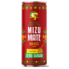 Vitamizu mizu mate yerba mate alapú szénsavas mangó ital zéró cukor 330 ml
