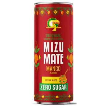 Vitamizu mizu mate yerba mate alapú szénsavas mangó ital zéró cukor 330 ml