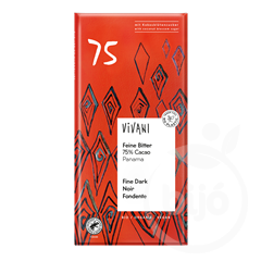 Vivani bio étcsokoládé kókuszcukorral 75% kakaótartalom 100 g