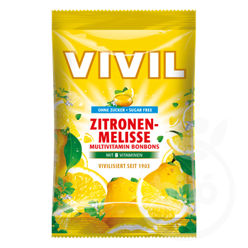 Vivil cukormentes multivitaminos frissítő citromos cukor 60 g