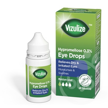 Vizulize hypromellose 0.3% eye drops szemcsepp száraz és irritált szemre 10 ml