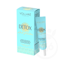 Vollaré age creator detox bőrkisimító bőrfiatalító lifting hatású szemránckrém tetrapeptiddel, aktív szénnel 15 ml