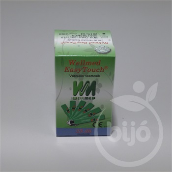 Wellmed easytouch vércukor tesztcsík 25 db