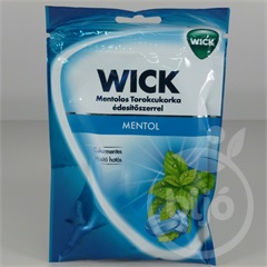 Wick mentolos torokcukor édesítőszer 72 g
