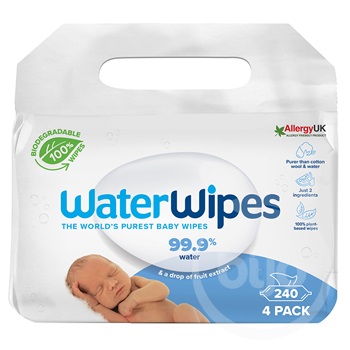 Waterwipes bio baba törlőkendő value pack 4x60 db