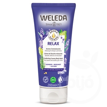 Weleda relaxáló aroma krémtusfürdő esszenciális olajokkal 200 ml