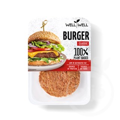 Well-Well vegán borsós klasszikus burger 250 g