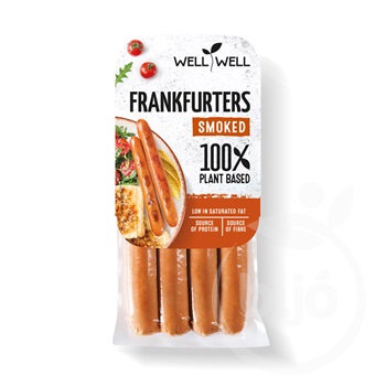 Well-Well vegán frankfurti füstölt négyes 180 g