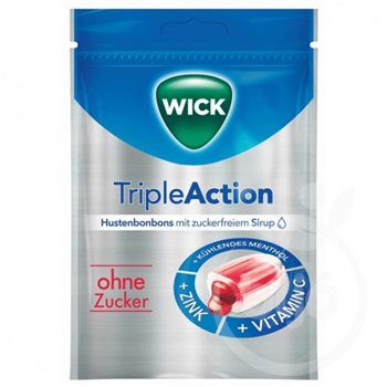 Wick triple action torokcukorka cukormentes 72 g