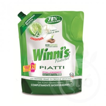 Winnis öko mosogatógél konc. lime-alma virág utántöltő 1000 ml