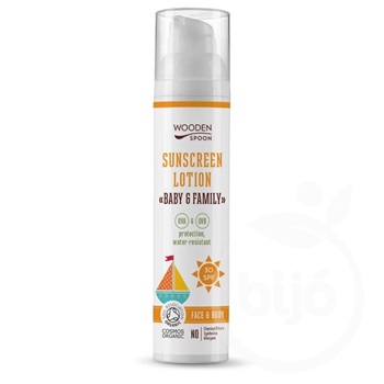 Wooden Spoon bio naptej és testápoló spf 30 100 ml