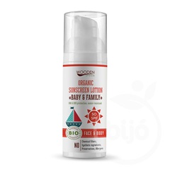 Wooden Spoon bio naptej és testápoló spf 50 50 ml